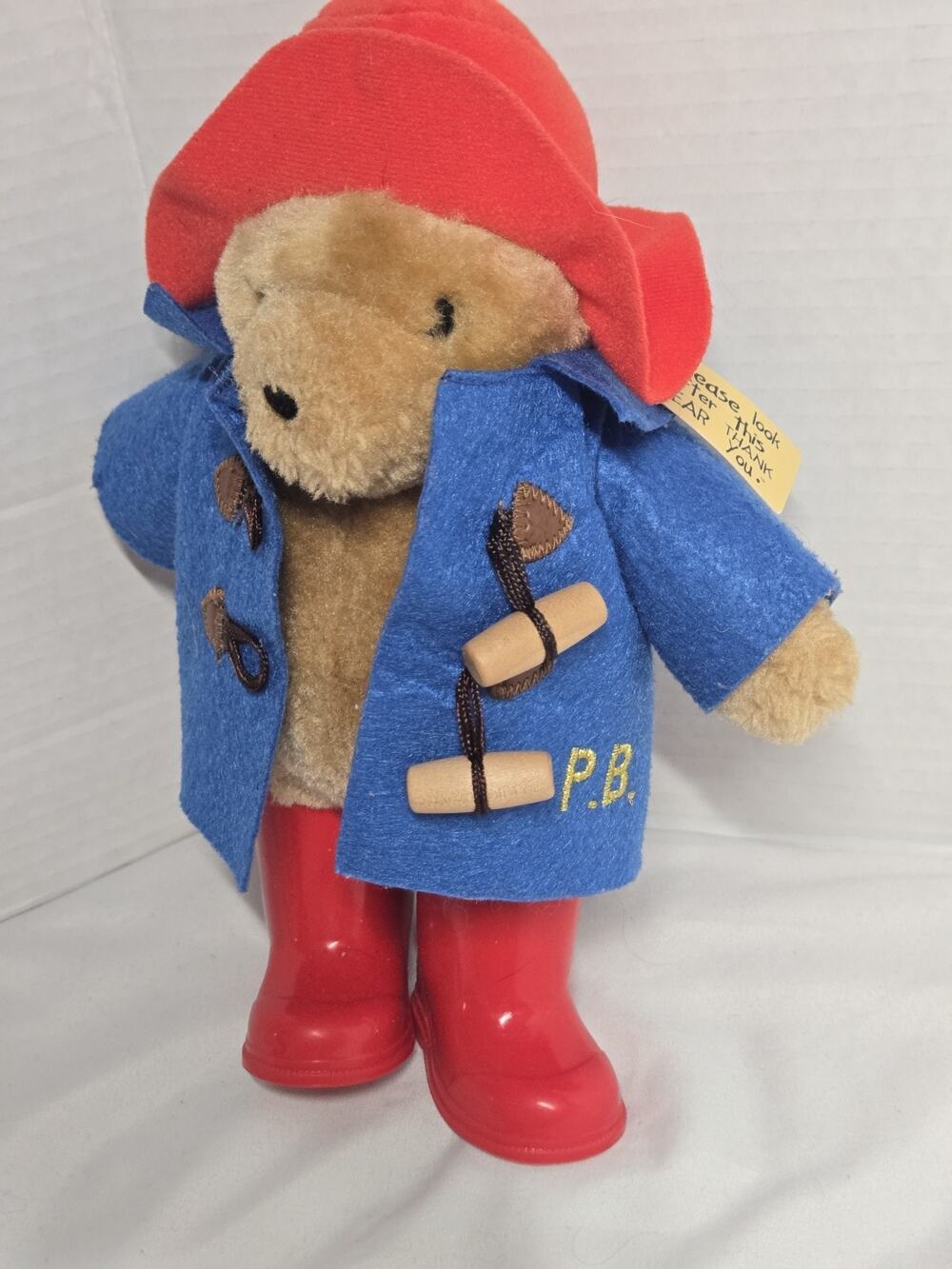 Paddington Bear Plush Toy Rainbow Designs P & Co. Red Boots 2017 Retired Discont